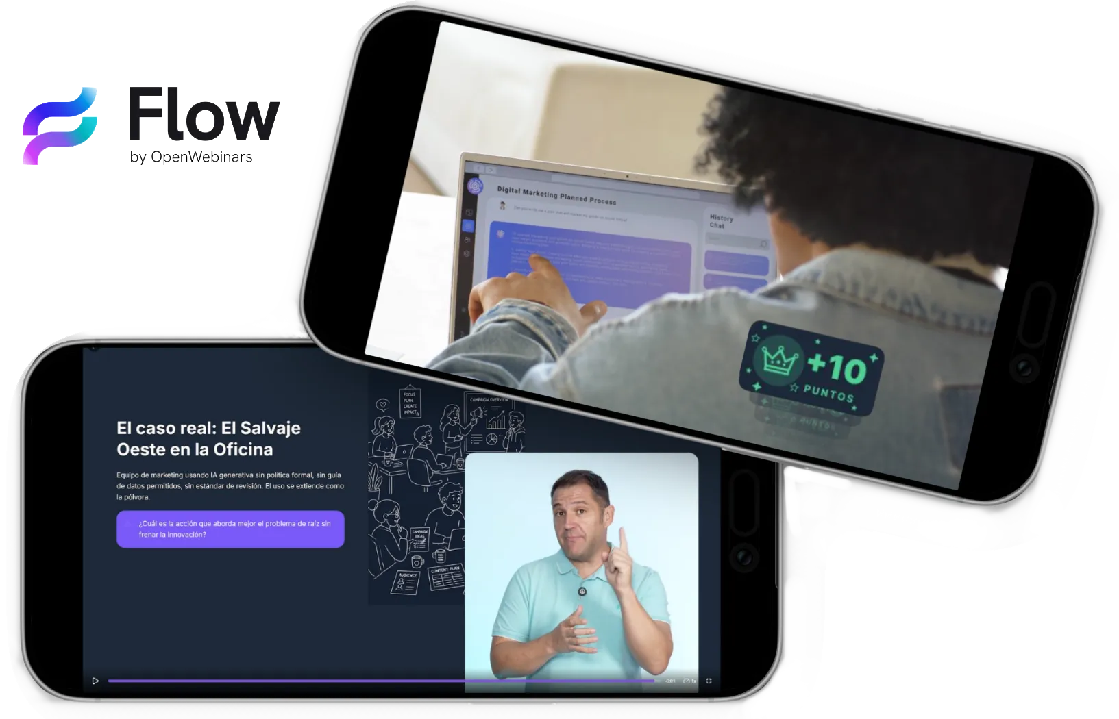 FLOW de OpenWebinars: el producto en acción con un caso real