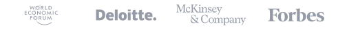 World Economic Forum, Deloitte, McKinsey, Forbes